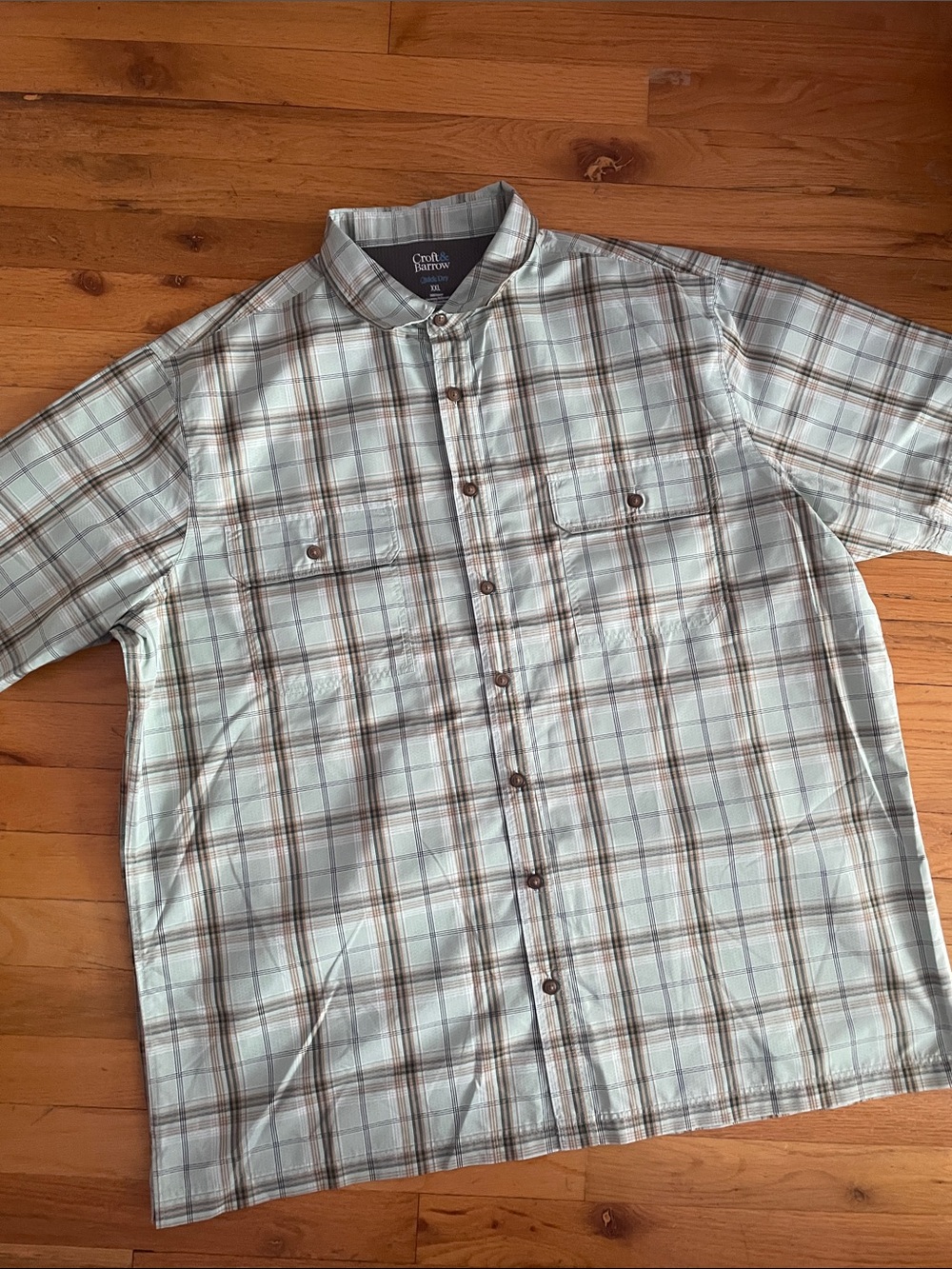 Mens Croft & Barrow Quick Dri Performance/Fishing Shirt